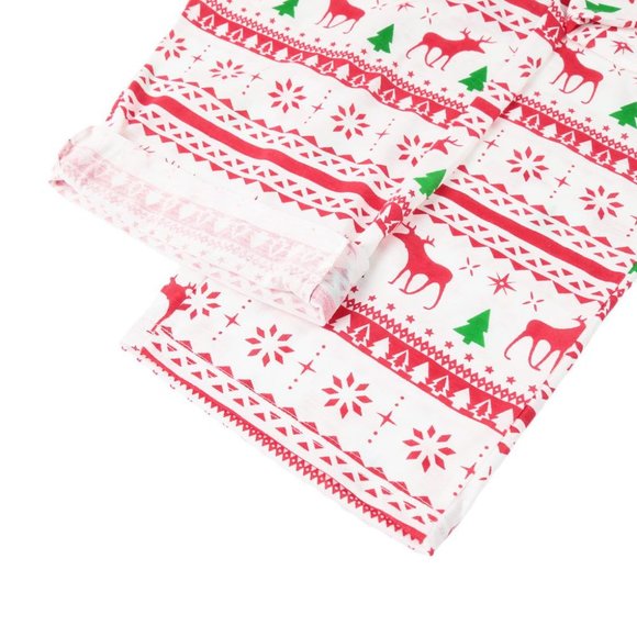 COPY - Matching Red & White Winter Christmas Family Pajamas PJs Striped Men Wom… - Picture 10 of 16